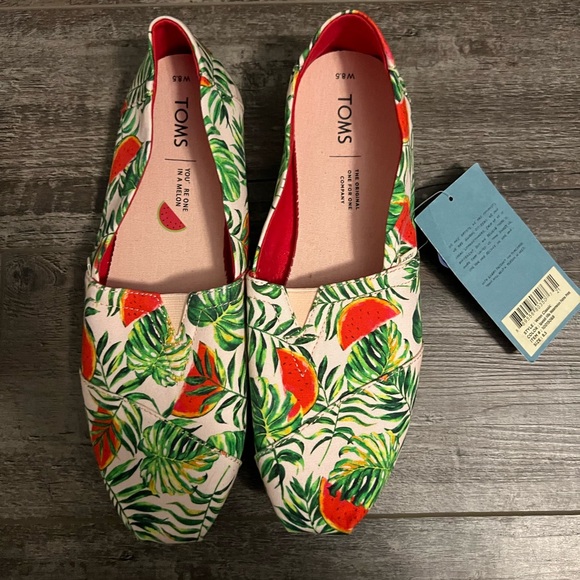 Toms Shoes - TOMS Women's Tropical Print Slip-On Shoes